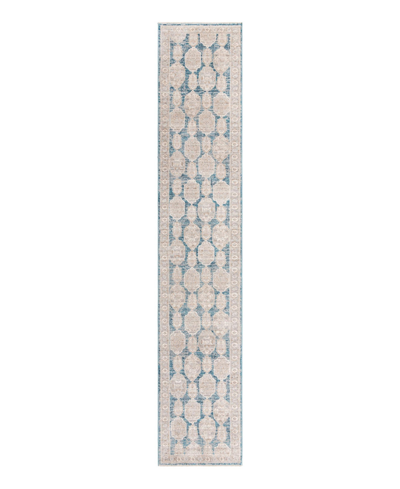 Bayshore Home Dolores Dol03 2'11" X 16'5" Runner Area Rug In Blue