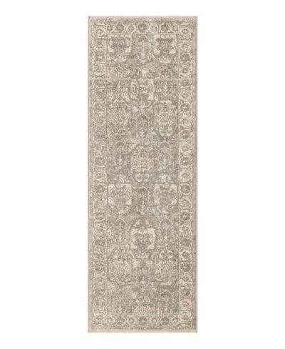 Bayshore Home Dolores Dol03 2' X 5'11" Runner Area Rug In Gray