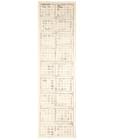 Liora Manne Madison Window 2' X 7'6" Runner Area Rug In Beige