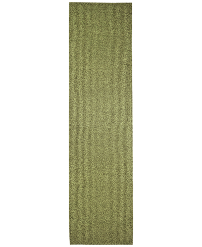 Liora Manne Avalon Texture 2' X 7'6" Runner Outdoor Area Rug In Green