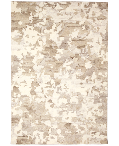 Liora Manne Hana Abstract 5' X 7'6" Area Rug In Beige