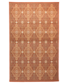 Liora Manne Patio Suzani Diamonds 6'6" X 9'3" Outdoor Area Rug In Red