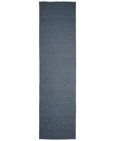 Liora Manne Avalon Texture 2' X 7'6" Runner Outdoor Area Rug In Navy