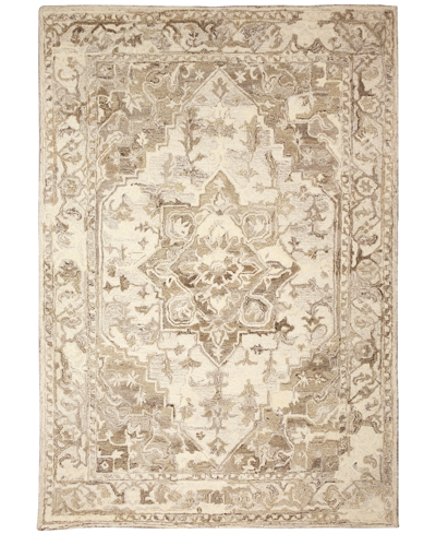 Liora Manne Hana Heriz 5' X 7'6" Area Rug In Beige