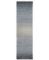 Liora Manne Aruba Ombre 2' X 7'6" Runner Area Rug In Denim
