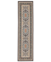 Liora Manne Patio Journey 1'11" X 7'6" Runner Outdoor Area Rug In Charcoal