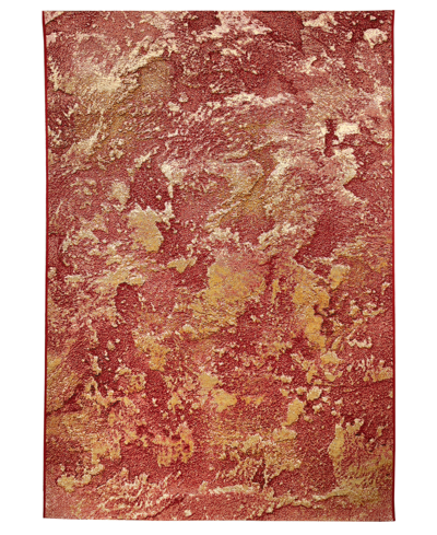 Liora Manne Marina Lava 3'3" X 4'11" Outdoor Area Rug In Red