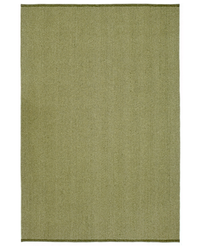 Liora Manne Calais Solid 5' X 7'6" Outdoor Area Rug In Green