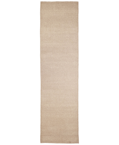 Liora Manne Avalon Texture 2' X 7'6" Runner Outdoor Area Rug In Tan/beige