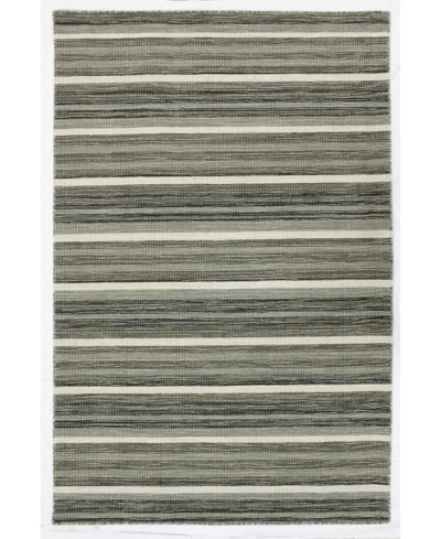 Liora Manne Aruba Faded Stripe 3'6" X 5'6" Area Rug In Gray