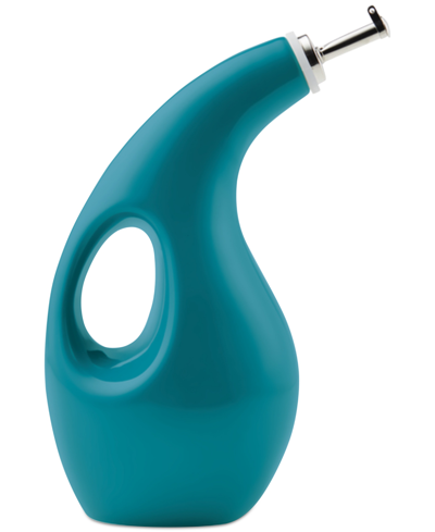 Rachael Ray Ceramics Evoo Oil & Vinegar Dispensing Bottle, 24-oz. In Turquoise