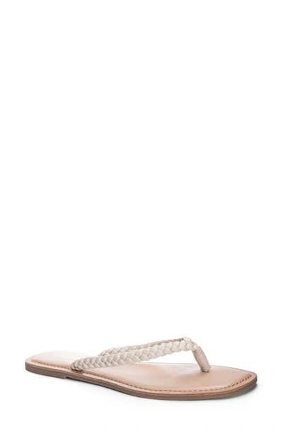 Chinese Laundry Rowe Flip Flop In Cream
