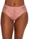 Bare X Bare Necessities The Essential Lace Hi-cut Brief In Ash Rose