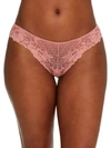 Bare X Bare Necessities The Essential Lace Thong In Ash Rose