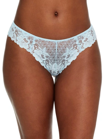 Bare X Bare Necessities The Essential Lace Thong In Nantucket Breeze