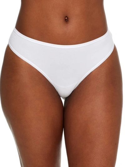Bare X Bare Necessities The Easy Everyday Cotton Thong In White