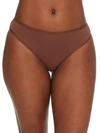 Bare X Bare Necessities The Easy Everyday Cotton Thong In Brunette