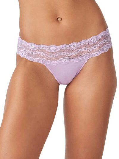 B.tempt'd By Wacoal B.adorable Thong In Lavender Herb