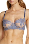 Skarlett Blue Entice Underwire Balconette Bra In Seaview,nylon