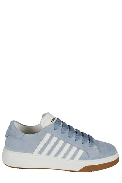 Dsquared2 Legend Low-top Suede Sneakers In Blue