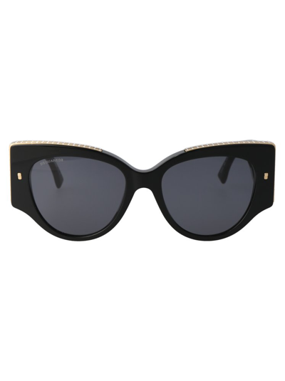 DSQUARED2 DSQUARED2 EYEWEAR BUTTERFLY FRAME SUNGLASSES