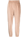 Brunello Cucinelli Corduroy Tapered-leg Trousers In Neutrals