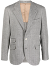 BRUNELLO CUCINELLI WOVEN WOOL BLAZER