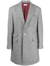 Brunello Cucinelli Wool-blend Coat In C005 Grey