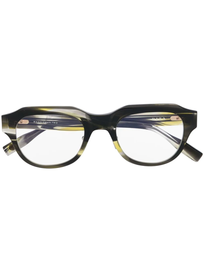 Dita Eyewear Round-frame Glasses In Schwarz