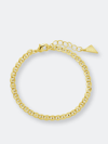 Sterling Forever Kari Chain Bracelet In Gold