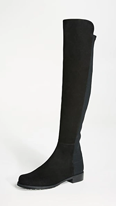Stuart Weitzman Thigh High Boots - 棕色 In Black
