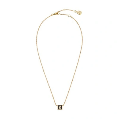 Fendi Forever  Necklace In Or