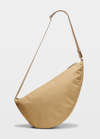 The Row Slouchy Banana Nylon Shoulder Bag In Dune Pld