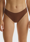 Commando Butter Modal-blend Thong In Cinnamon