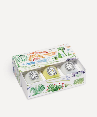 Diptyque Set Of Three Scented Candles Limited Edition 3 X 70g