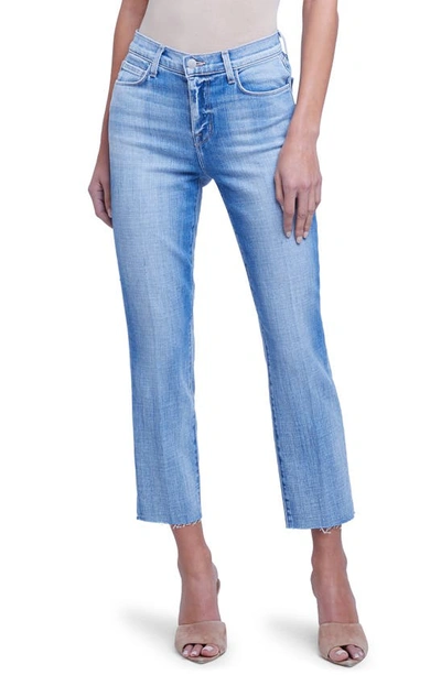 L Agence Sada Crop Slim Jeans In Highland