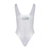 Rotate Birger Christensen Cismione One Piece Swimsuit In Silver