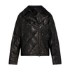 Tom Ford Quilted Leather Jacket In Black