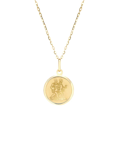Saks Fifth Avenue Women's 14k Yellow Gold Gemini Pendant Necklace