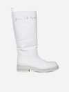 Ann Demeulemeester Ivory Canvas Jose Boots