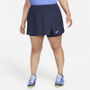 Nike Women's Court Dri-fit Victory Tennis Skirt (plus Size) In Blue