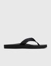 Teva Voya Canvas Flip Sandals In Black