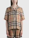 BURBERRY VINTAGE CHECK SILK PYJAMA SHIRT