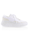 Chloé Nama Platform Sneakers In White