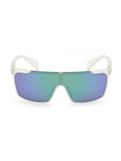 Adidas Originals Injected Shield Sunglasses In White