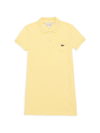 Lacoste Kids' Little Girl's & Girl's Cotton Pique Polo Dress In Yellow