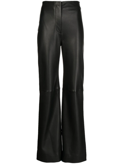 Manning Cartell The Fearless Leather Trousers In Black