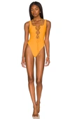 Lovewave The Adeena One Piece In Bright Orange