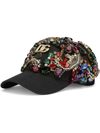 DOLCE & GABBANA DG-LOGO RHINESTONE-EMBELLISHED BASEBALL CAP