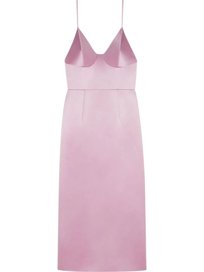 Gucci Silk Mid-length Dress In Pink